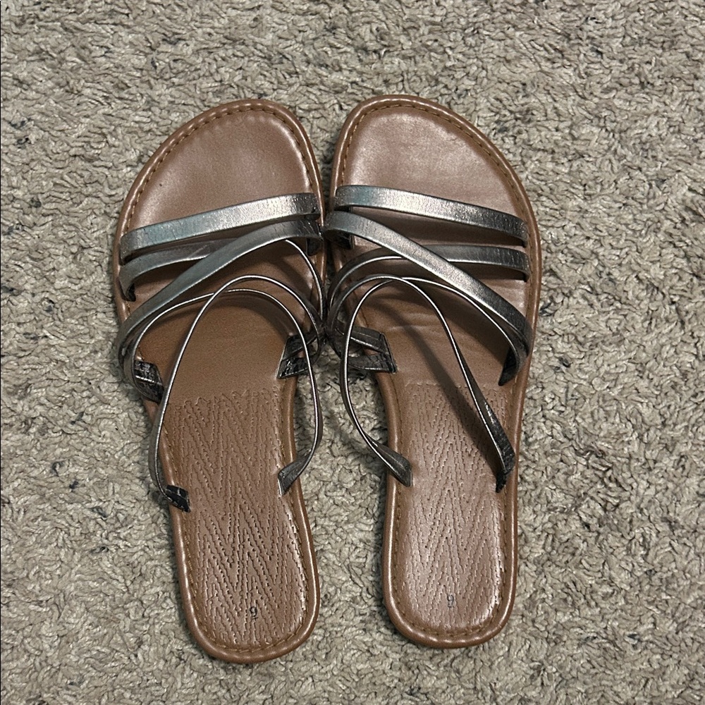 Stylish Brown and Black Women's Sandals